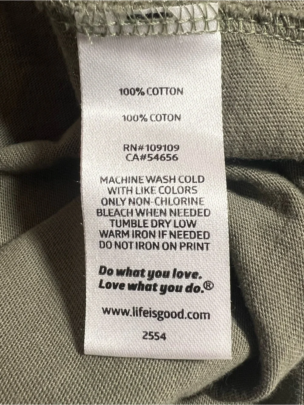 Men’s Life Is Good LS Tee XXXL